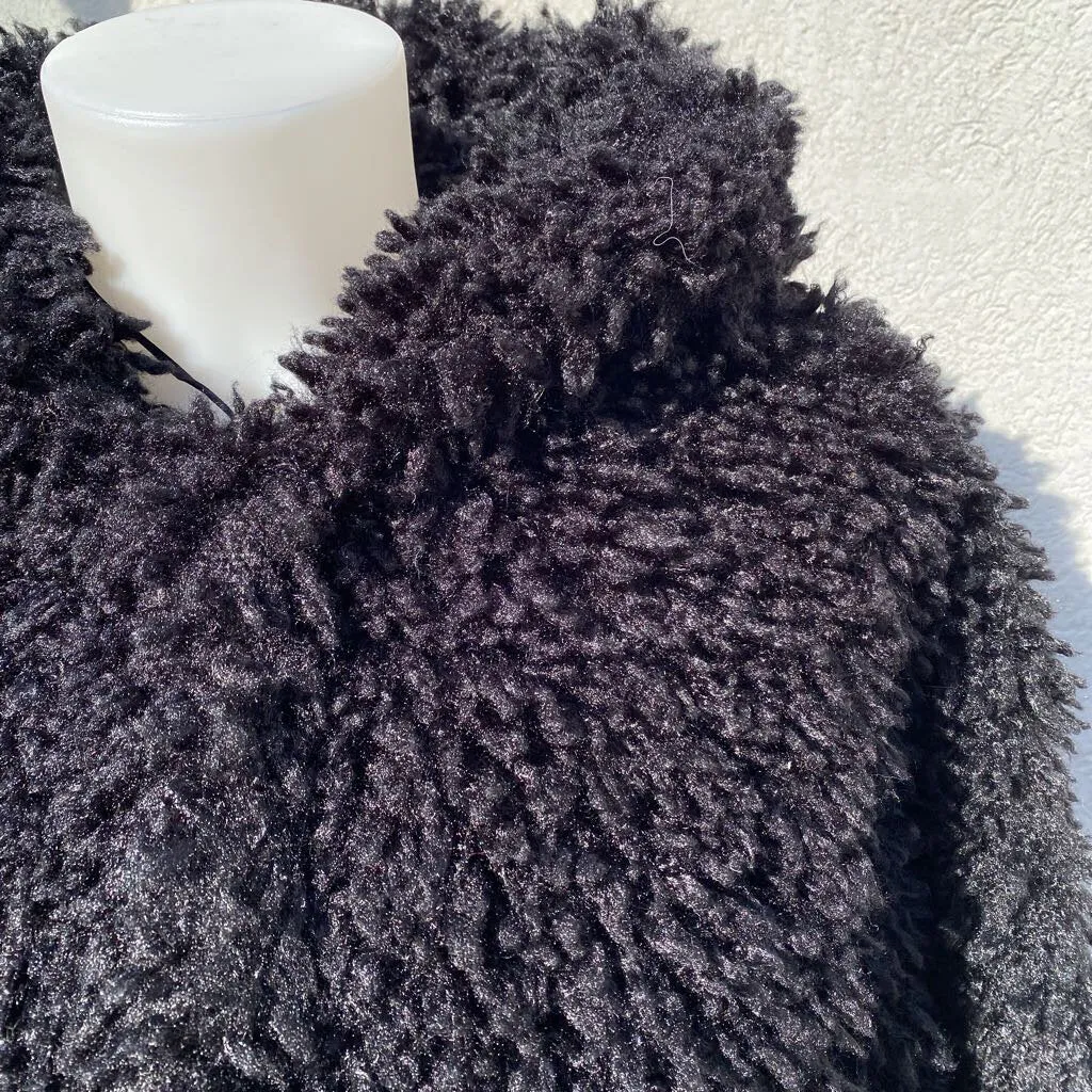 Zara faux fur coat NWT XS