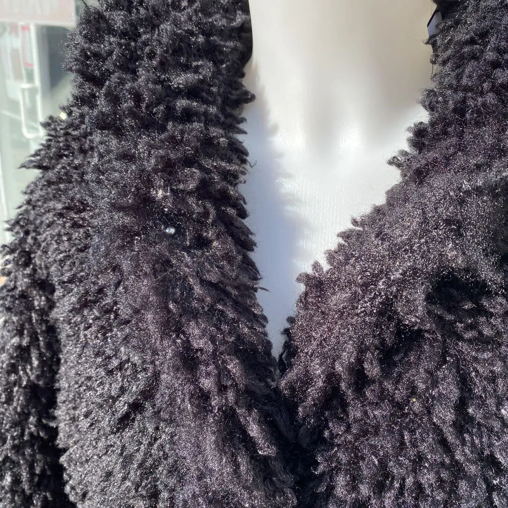 Zara faux fur coat NWT XS