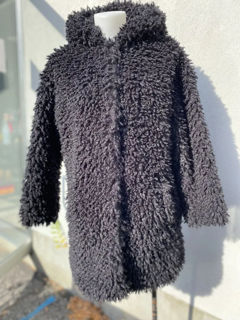 Zara faux fur coat NWT XS